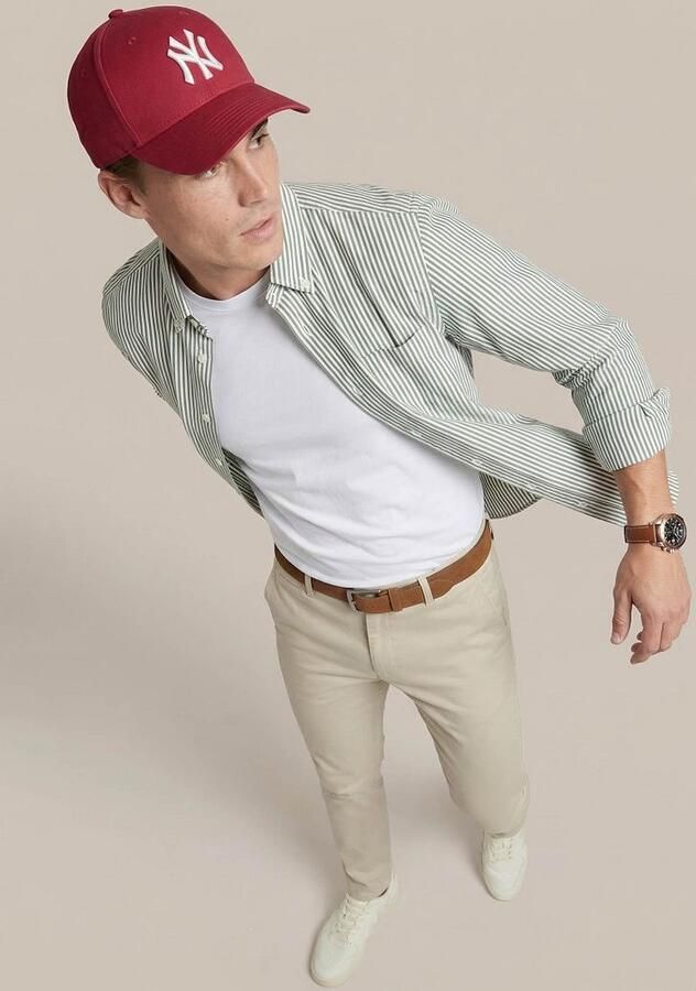 Steppin' Out Overhemd Big Stripe Groen - Foto 4