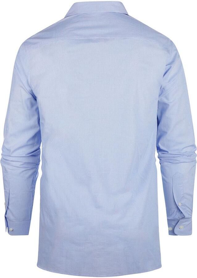 Steppin' Out Overhemd Extra Lange Mouw Ruit Blauw - Foto 2