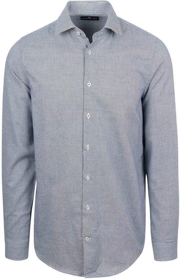 Steppin' Out Overhemd Flanel Pepita Blauw