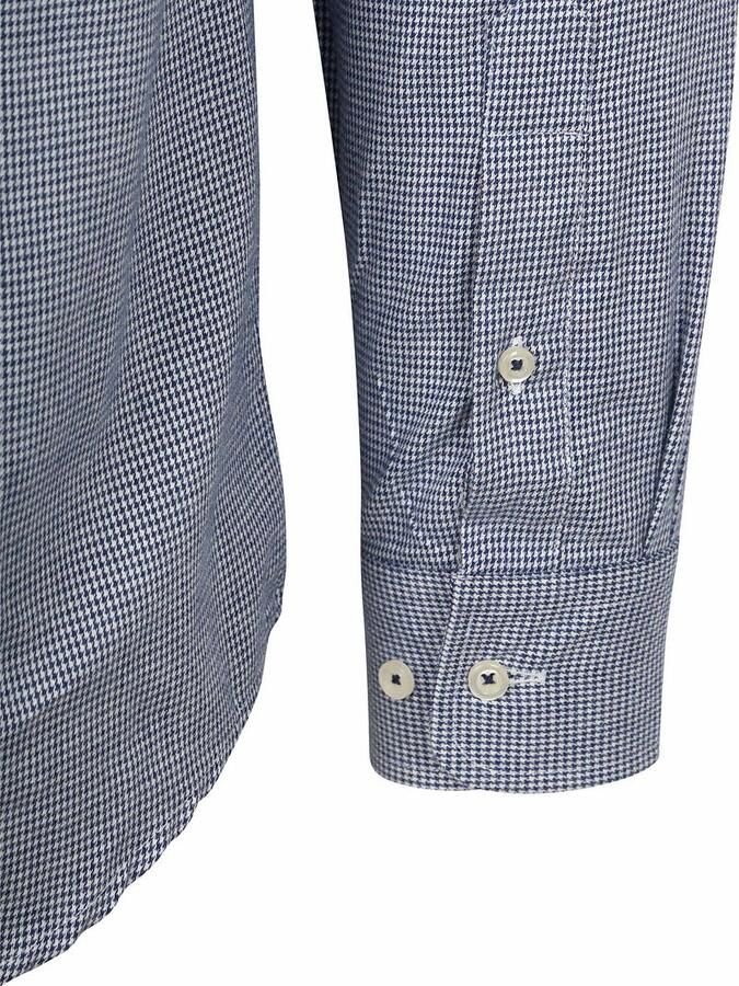 Steppin' Out Overhemd Flanel Pepita Blauw - Foto 4
