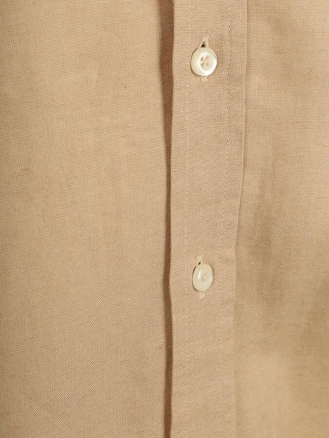 Steppin' Out Overhemd Linen Cotton Beige - Foto 3
