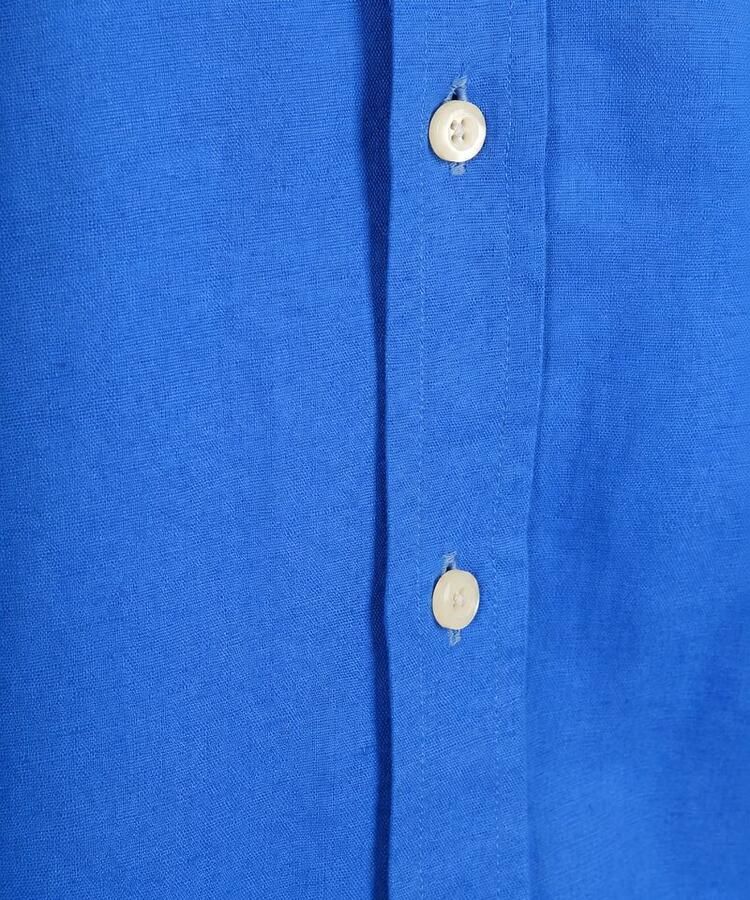 Steppin' Out Overhemd Linen Cotton Cobalt - Foto 2