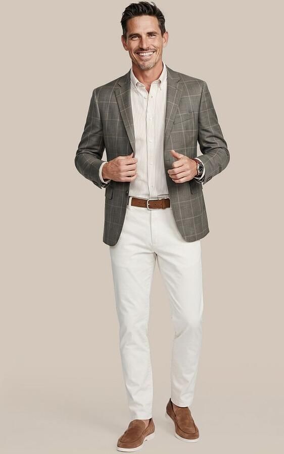 Steppin' Out Overhemd Linen Cotton Streep Sand - Foto 5