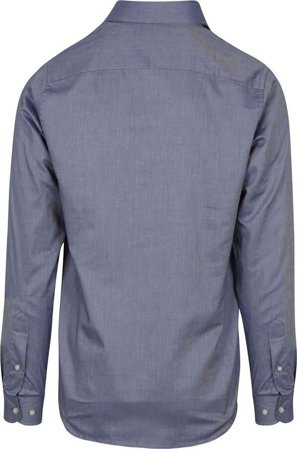Steppin' Out Overhemd Oxford Melange Blauw - Foto 3