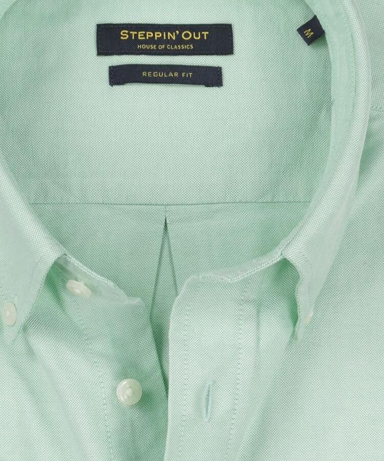 Steppin' Out Overhemd regular fit korte mouw Light Green - Foto 3