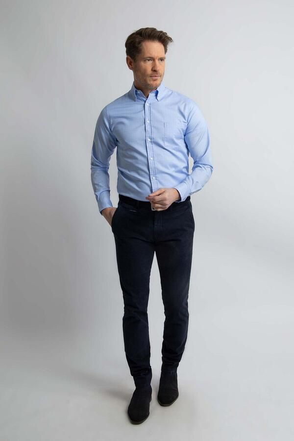 Steppin' Out Overhemd Ruiten Blauw - Foto 3