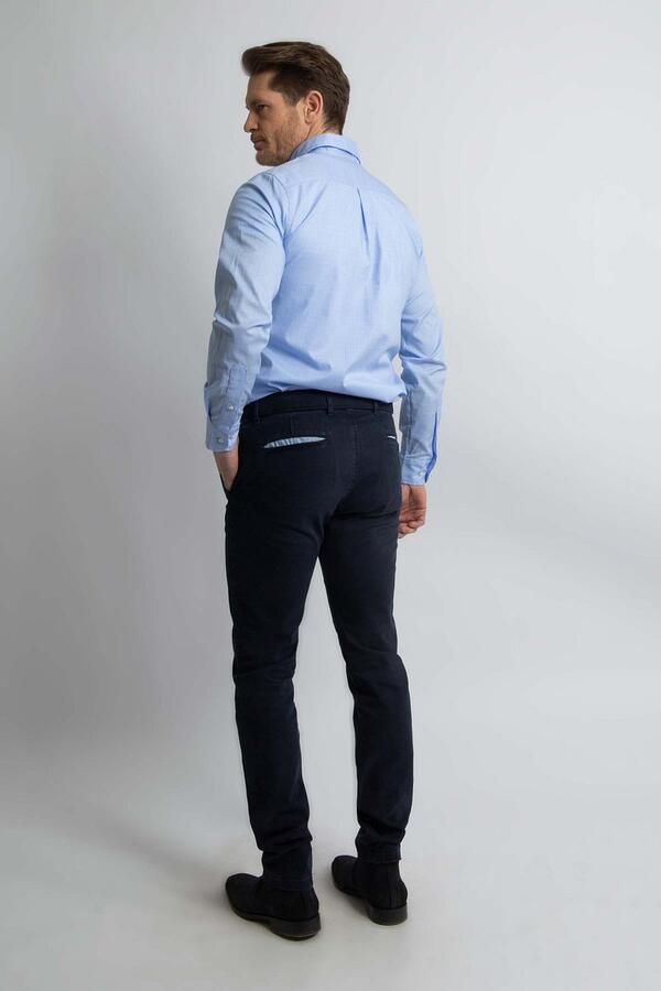 Steppin' Out Overhemd Ruiten Blauw - Foto 4