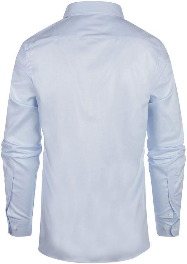 Steppin' Out Overhemd Slim-Fit Twill Lichtblauw - Foto 2