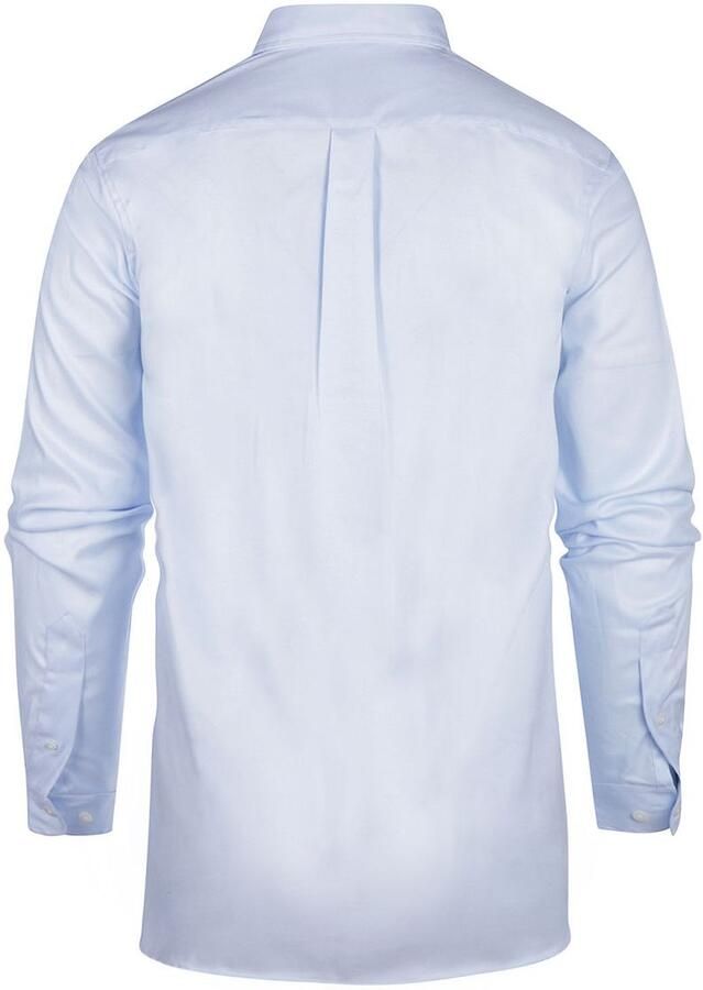 Steppin' Out Overhemd Twill Extra Lange Mouw Lichtblauw - Foto 3