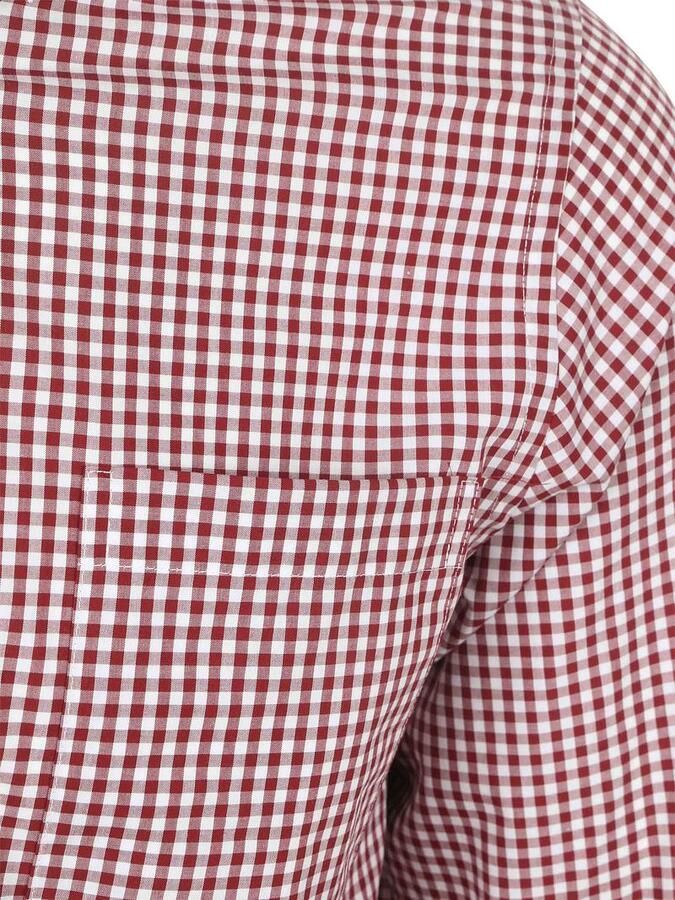 Steppin' Out Poplin Overhemd Ruit Rood - Foto 2