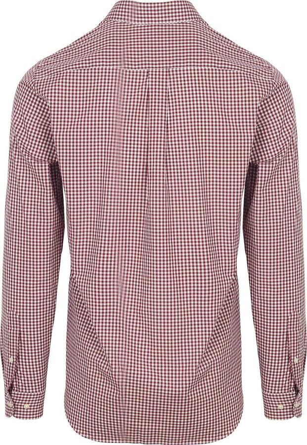 Steppin' Out Poplin Overhemd Ruit Rood - Foto 3