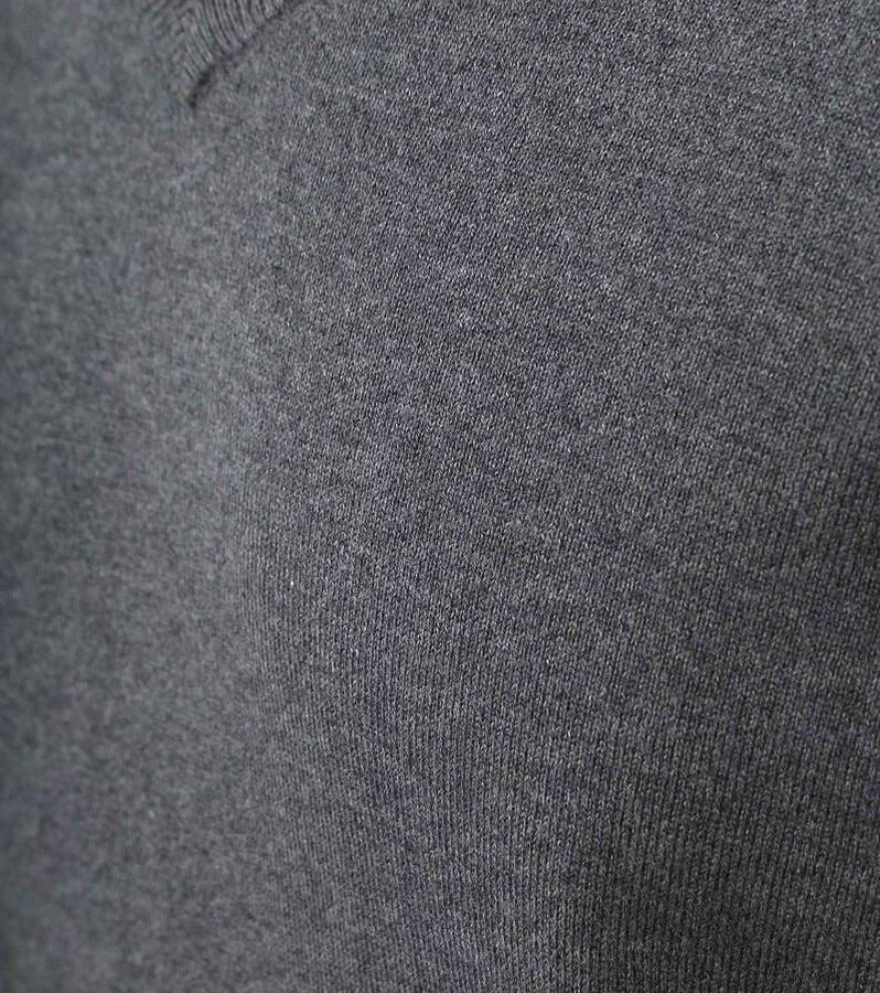 Steppin' Out Pullover V-hals Merinowol Antraciet - Foto 2