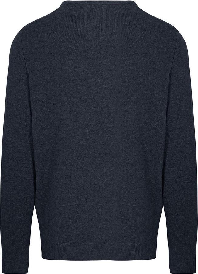 Steppin' Out Pullover V-hals Merinowol Navy - Foto 3