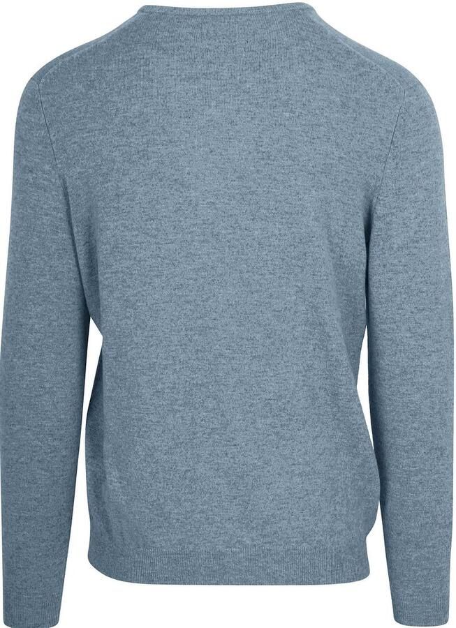Steppin' Out Pullover V-hals Merinowol Sky Blue - Foto 2