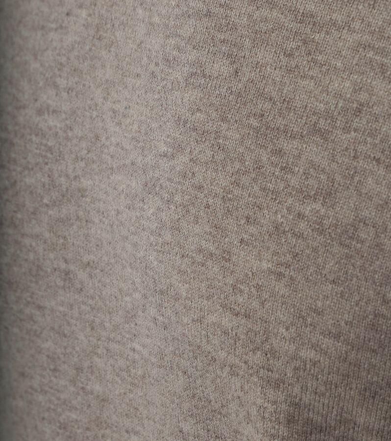 Steppin' Out Pullover V-hals Merinowol Taupe