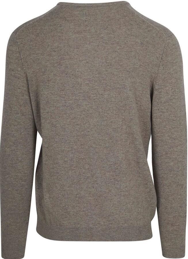 Steppin' Out Pullover V-hals Merinowol Taupe - Foto 2