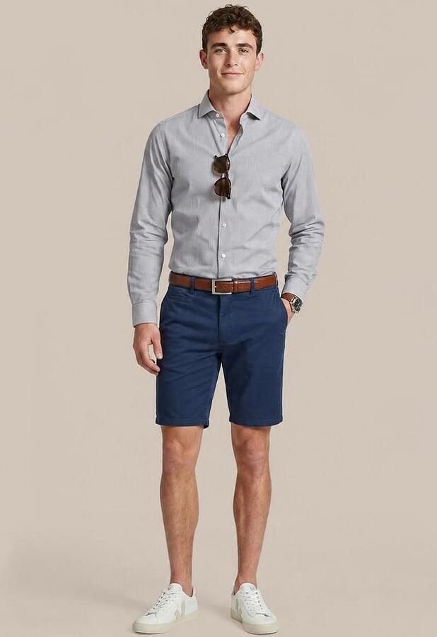 Steppin' Out Short Boston Donkerblauw - Foto 5