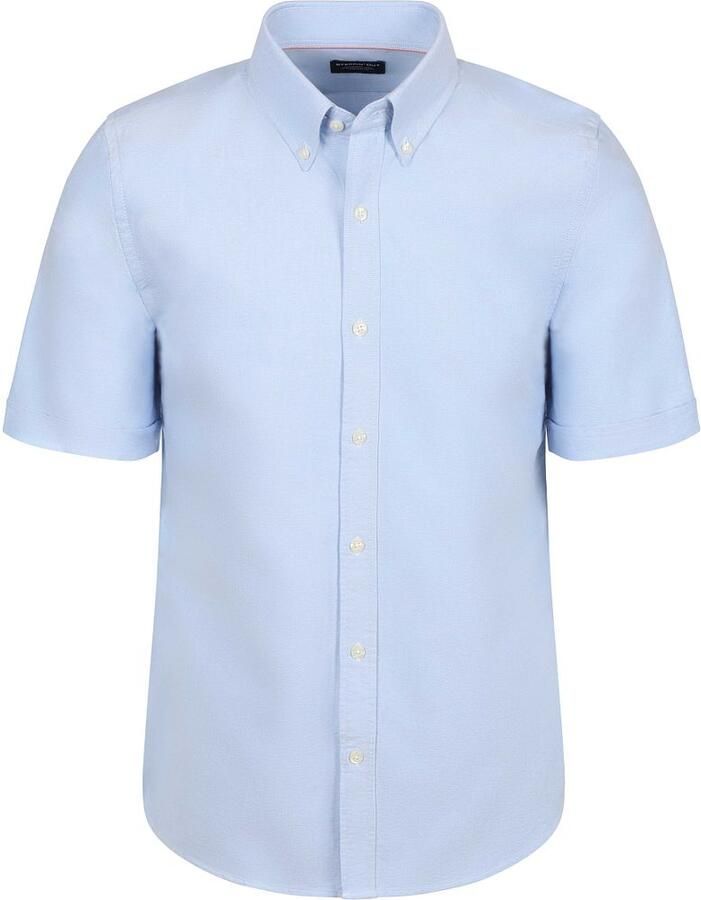 Steppin' Out Short Sleeve Overhemd Oxford Yale Lichtblauw