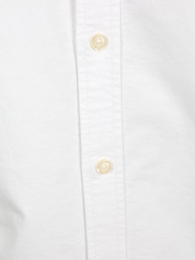 Steppin' Out Short Sleeve Overhemd Oxford Yale Wit - Foto 3