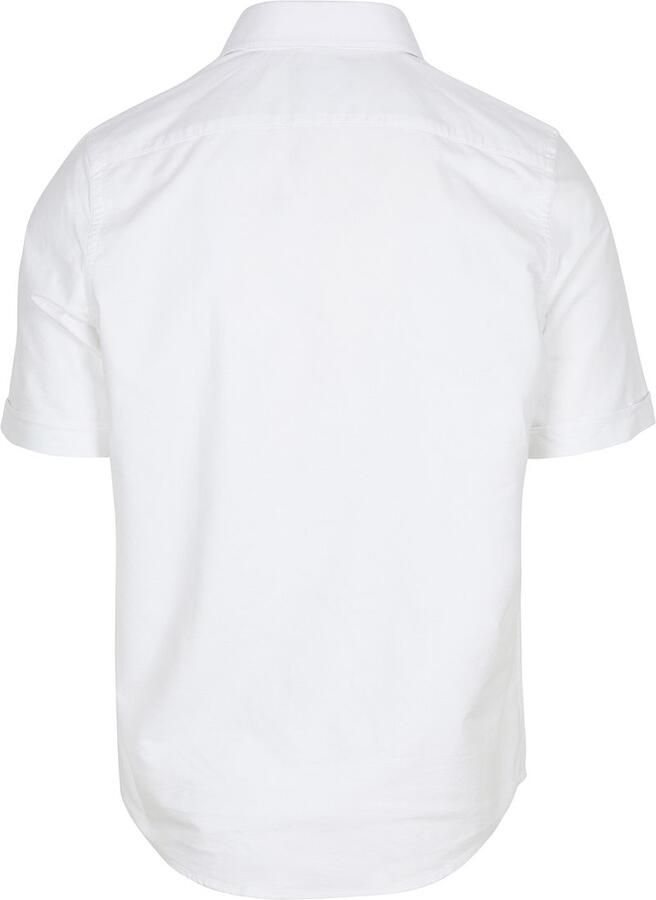 Steppin' Out Short Sleeve Overhemd Oxford Yale Wit - Foto 4