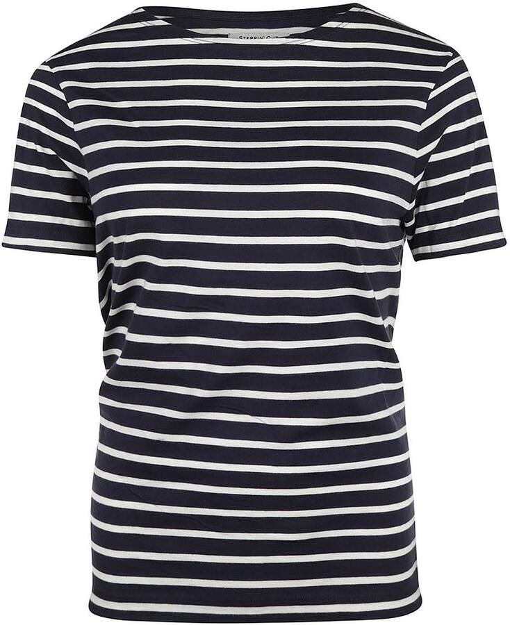 Steppin' Out T-shirt Dames Streep Navy