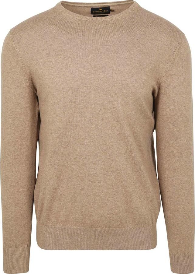 Steppin' Out Trui Cotton Cashmere Camel