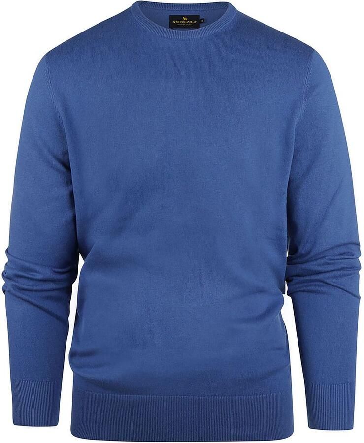 Steppin' Out Trui Cotton Cashmere Kobaltblauw - Foto 1