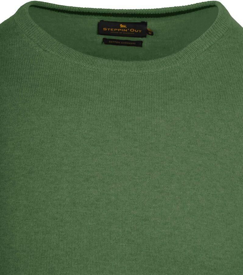 Steppin' Out Trui Cotton Cashmere Mid Groen - Foto 2