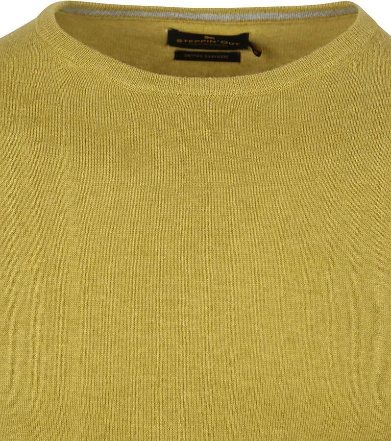 Steppin' Out Trui Cotton Cashmere Mosgroen - Foto 2