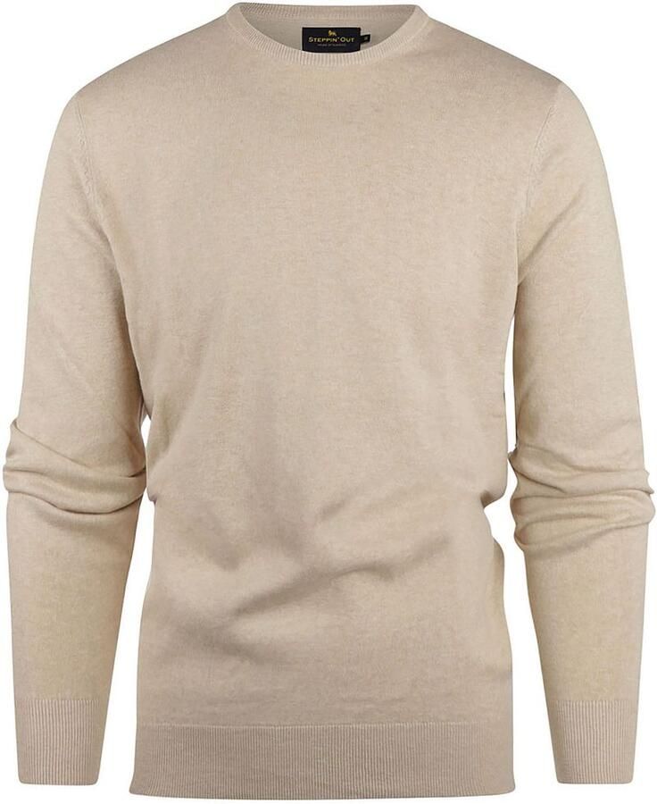 Steppin' Out Trui Cotton Cashmere Sand