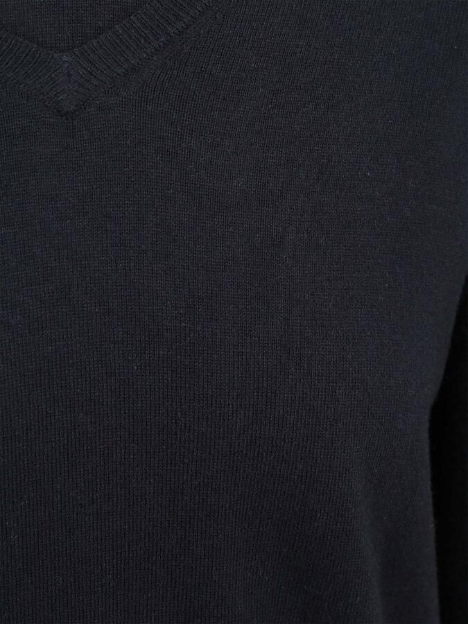 Steppin' Out Trui Cotton Cashmere V-hals Navy - Foto 2