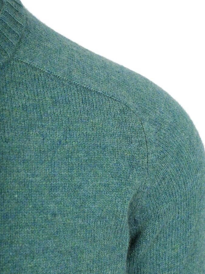 Steppin' Out Trui Lamswol Aqua Groen - Foto 3