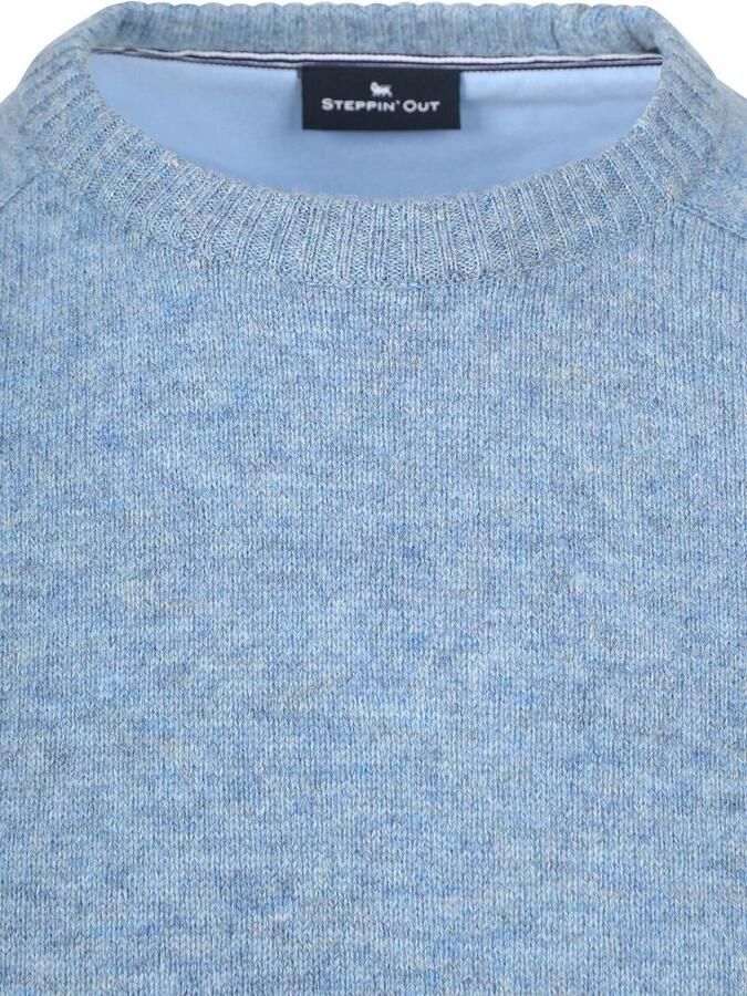 Steppin' Out Trui Lamswol Blauw - Foto 3