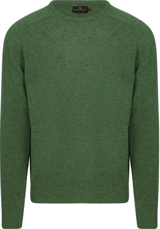 Steppin' Out Trui Lamswol Mid Groen