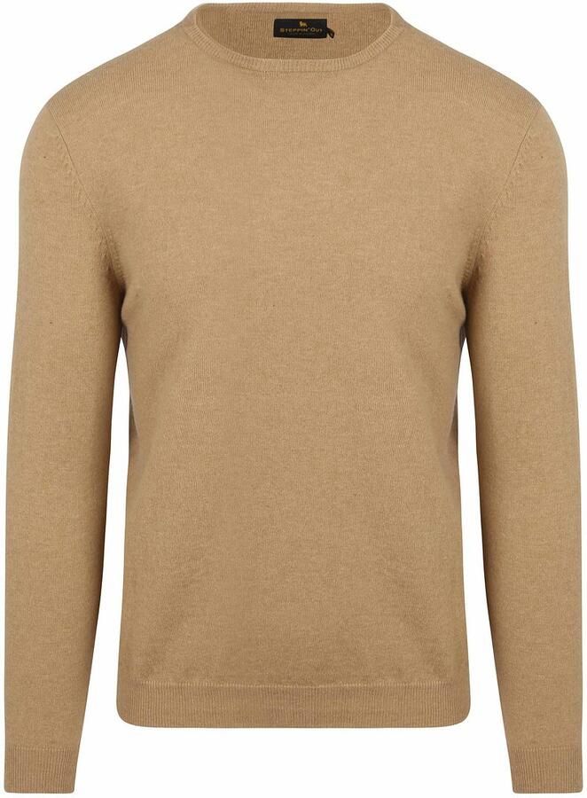 Steppin' Out Trui Merinowol Beige