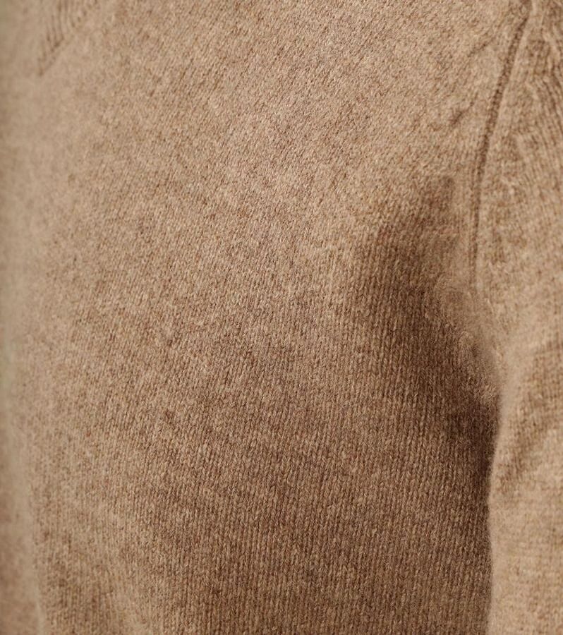 Steppin' Out Trui V-hals Lamswol Camel
