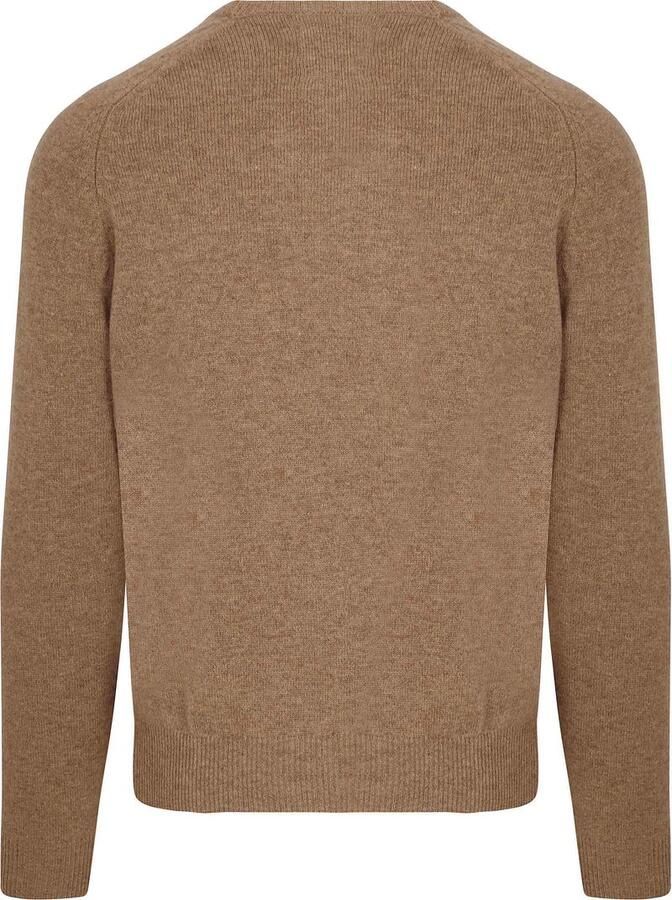 Steppin' Out Trui V-hals Lamswol Camel - Foto 2