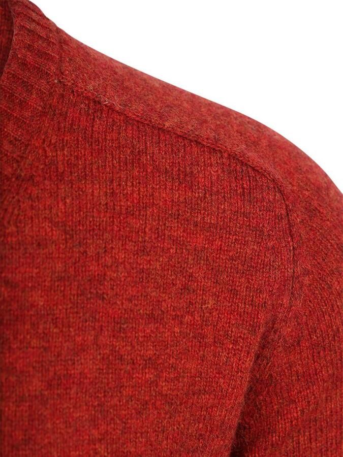Steppin' Out Trui V-hals Lamswol Rood - Foto 3