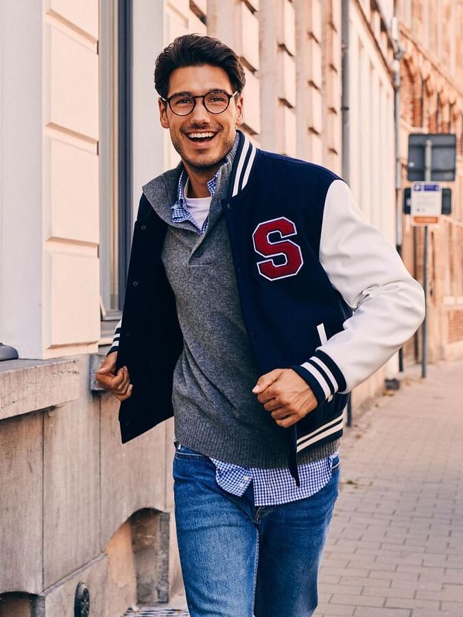 Steppin' Out Varsity Embroidery Jack Navy - Foto 2