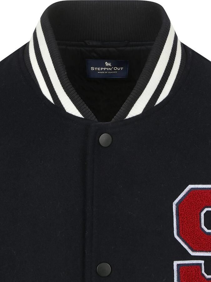 Steppin' Out Varsity Embroidery Jack Navy - Foto 3