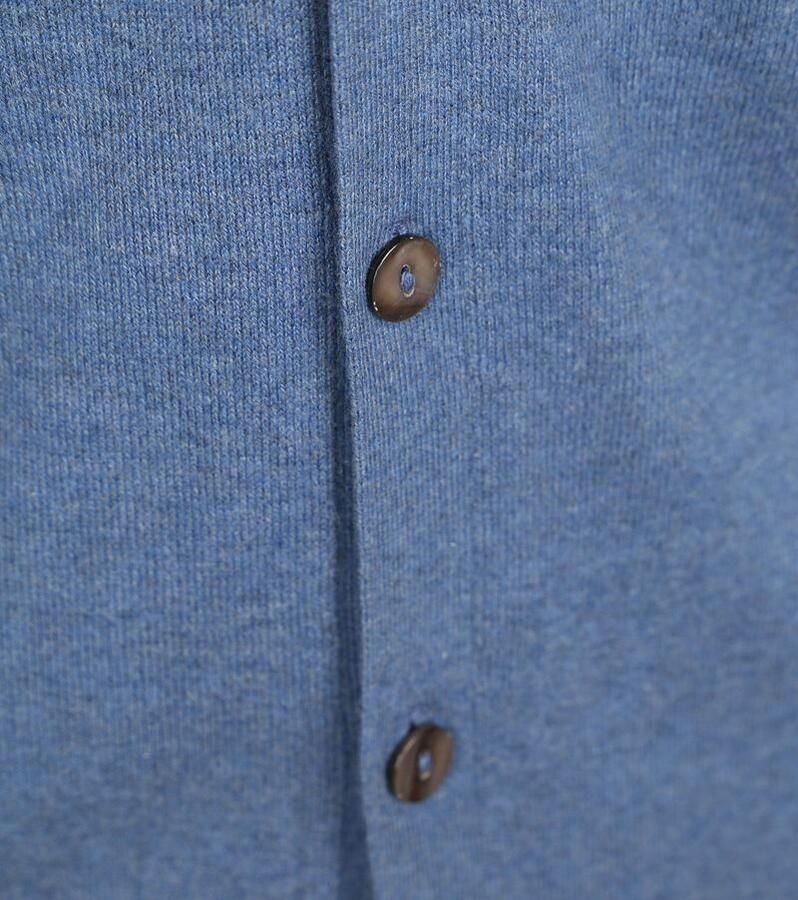 Steppin' Out Vest Cotton Cashmere Blauw - Foto 2