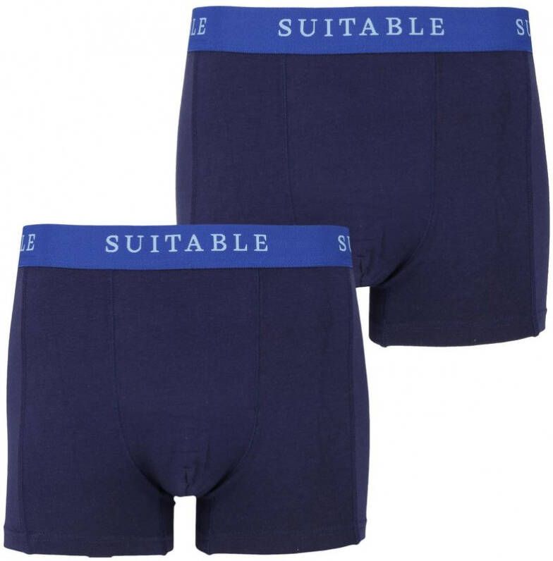 Suitable Bamboe Boxershorts 2-Pack Navy