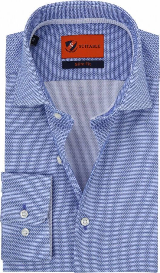 Suitable Blauw Overhemd
