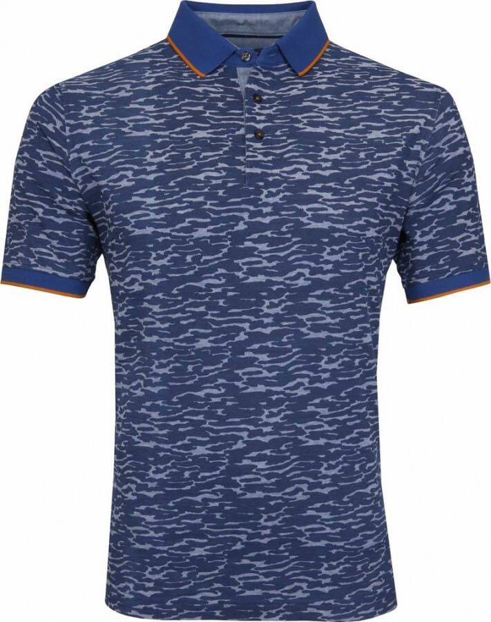 Suitable Camouflage Polo Indigo