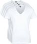 Suitable T-shirt Wit Diepe V-hals Vitaru Stretch 4 Pack - Thumbnail 1