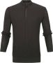 Suitable George Pullover Half Zip Donkergroen - Thumbnail 1