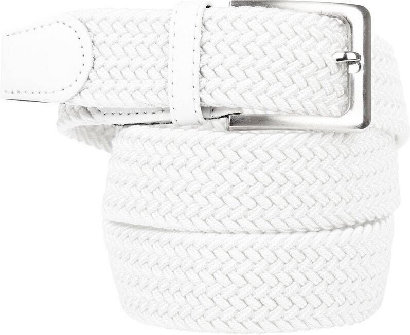 Suitable Geweven Riem Wit