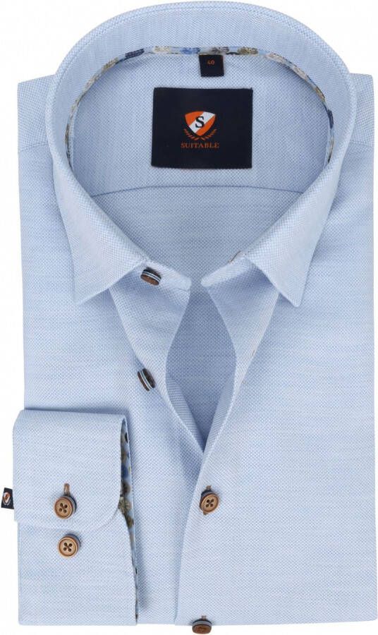 Suitable Overhemd 227-8 Lichtblauw