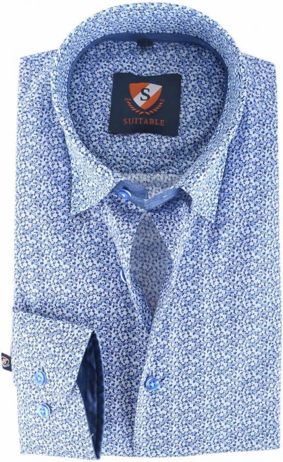 Suitable Overhemd Blauw 145-6