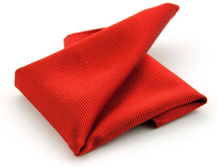 Suitable Pochet Rood Zijde F34